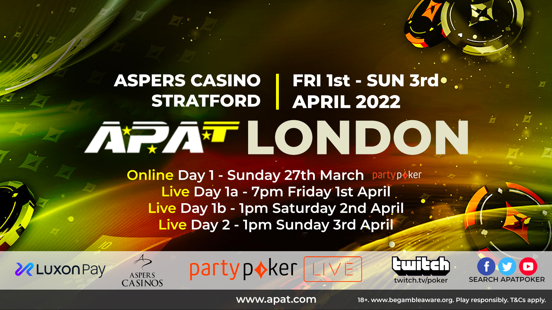 APAT London 27 Mar – 3 Apr 2022